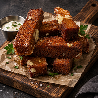 Гренки чесночные